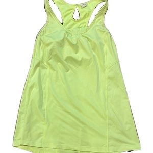 Neon yellow tank top
